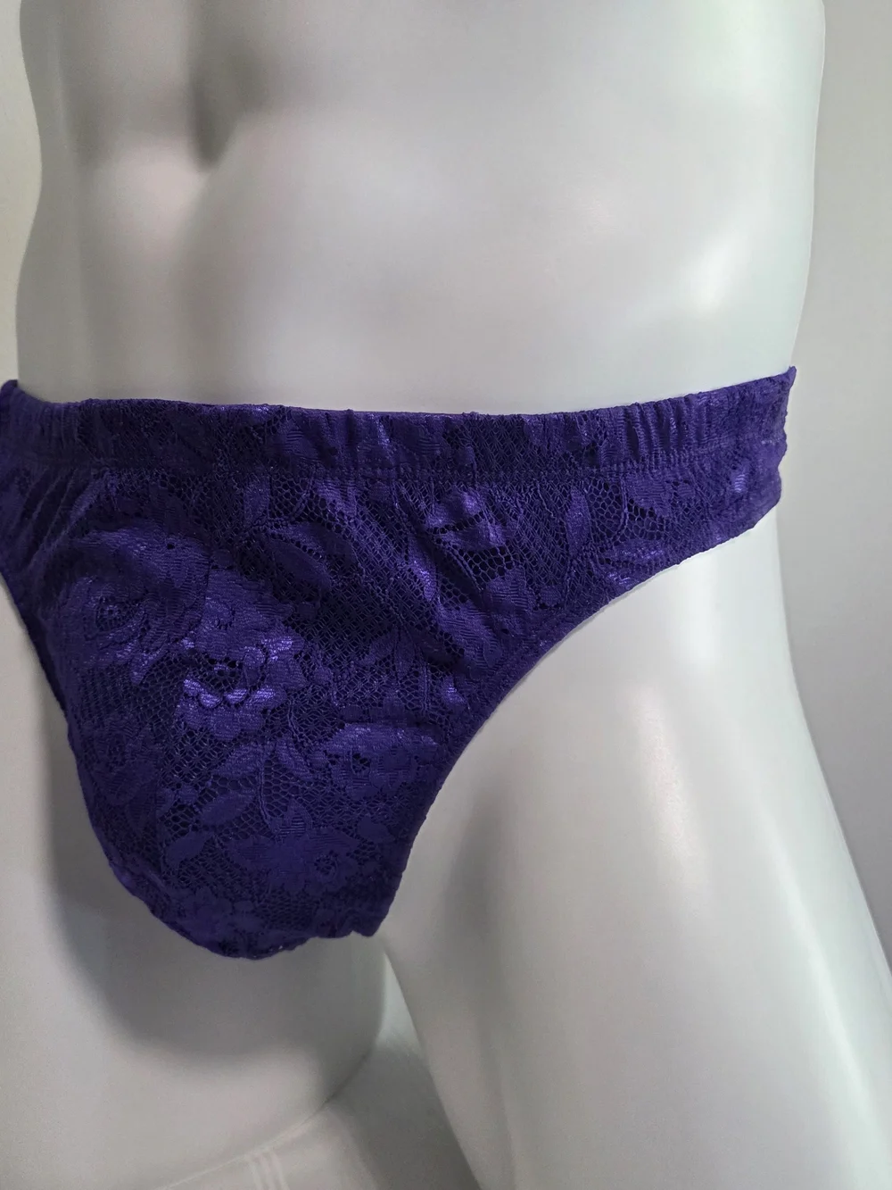 Cosabella Men's Purple Lace Bikini Briefs